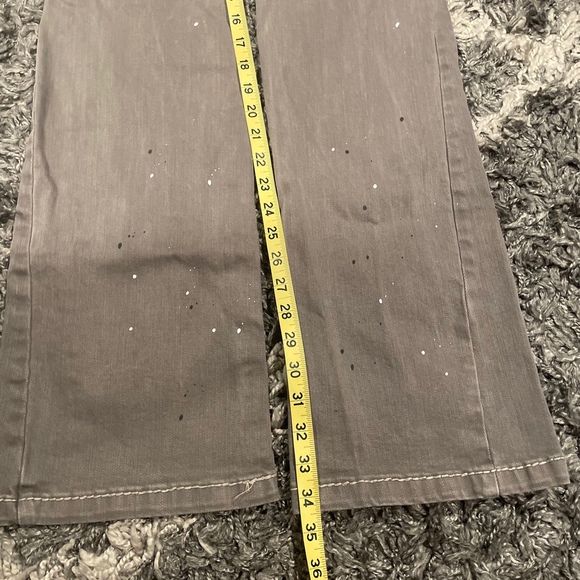 Ninth Hall Stacked Flare Grey Denim Jeans Mens Size 32x34 - Picture 12 of 12